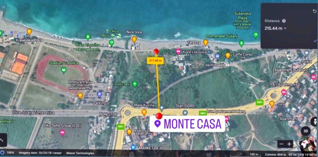Apartments Monte Casa Бар Экстерьер фото